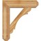 Ekena Millwork Olympic Craftsman Rough Sawn Bracket w/ Offset Brace, Western Red Cedar, 8"W x 30"D x 34"H BKT0806X30X34OLY04RWR - alternate 2